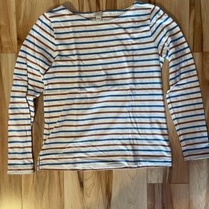 J.Crew Striped Long Sleeve Shirt
